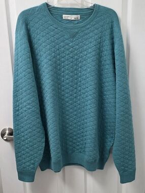 Holderness & Bourne The Ward Sweater Crewneck Mens XL Blue Heathered Seashore